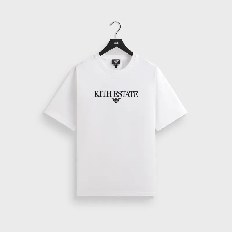 Giorgio Armani & Kith Estate Tee - White sold by Kith
