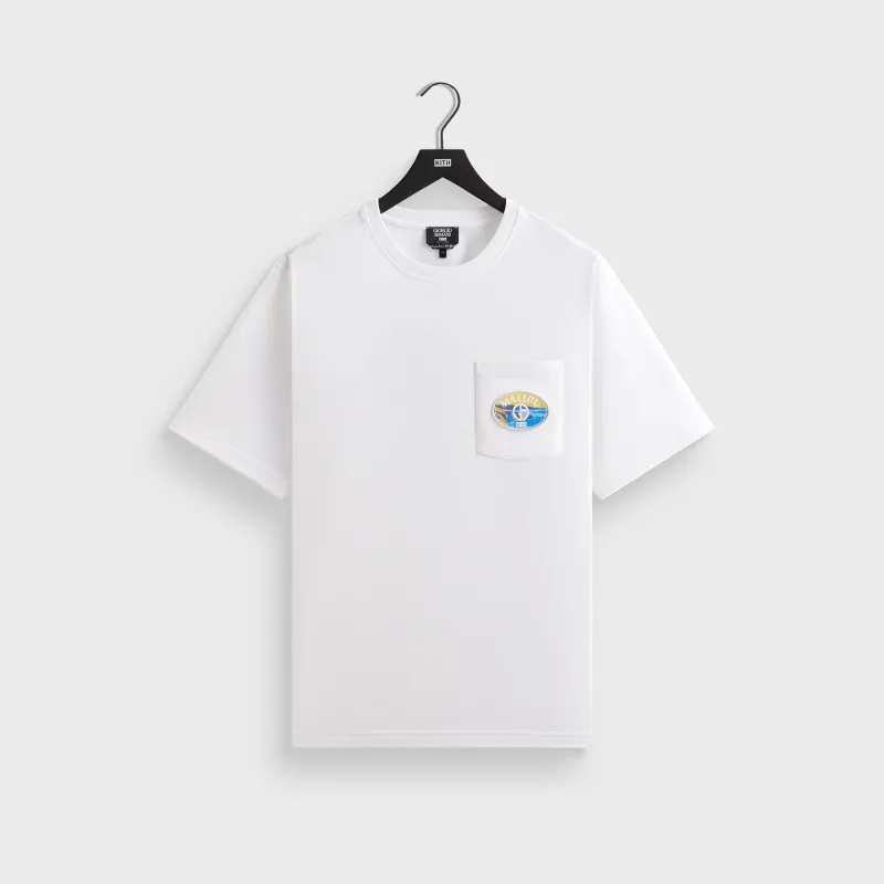 Giorgio Armani & Kith Malibu Pocket Tee - White sold by Kith