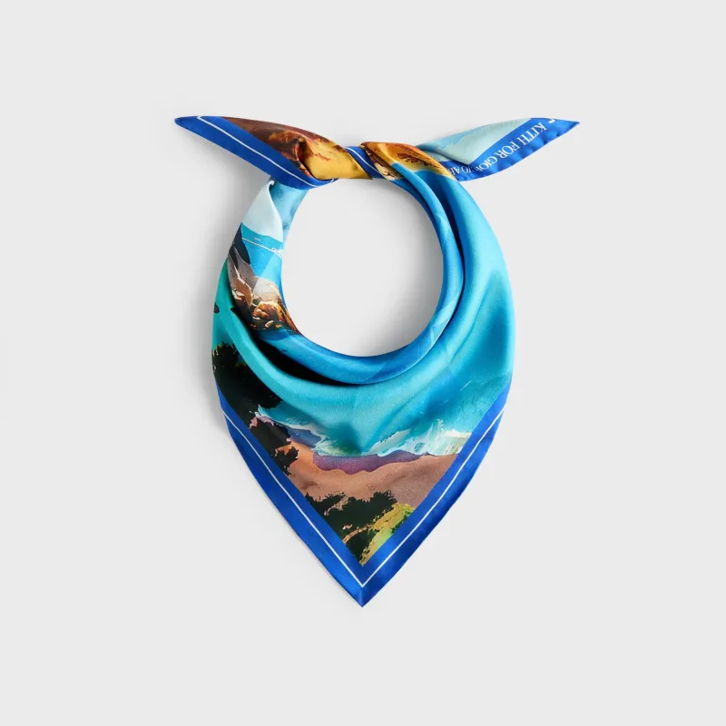 Giorgio Armani & Kith Sardinia Printed Silk Bandana - Multi sold by Kith