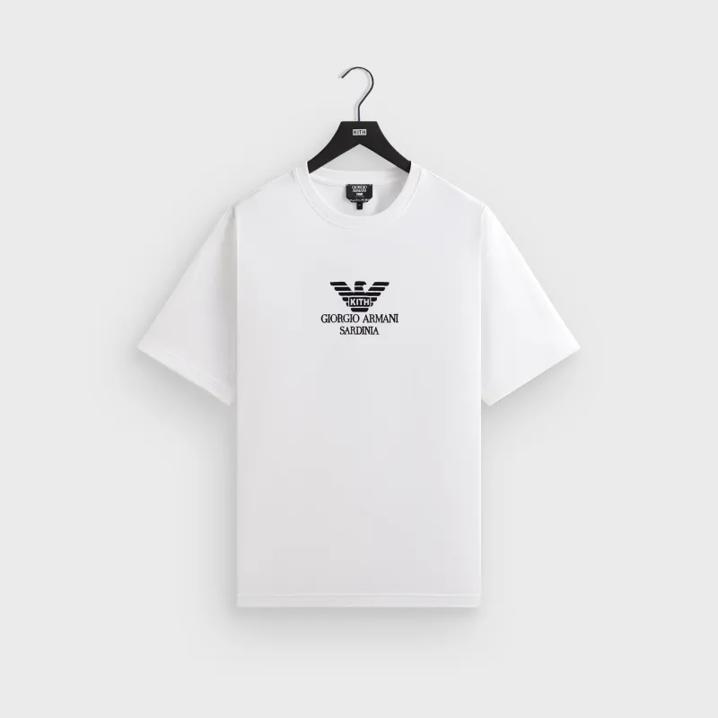 Giorgio Armani & Kith Sardinia Tee - White sold by Kith