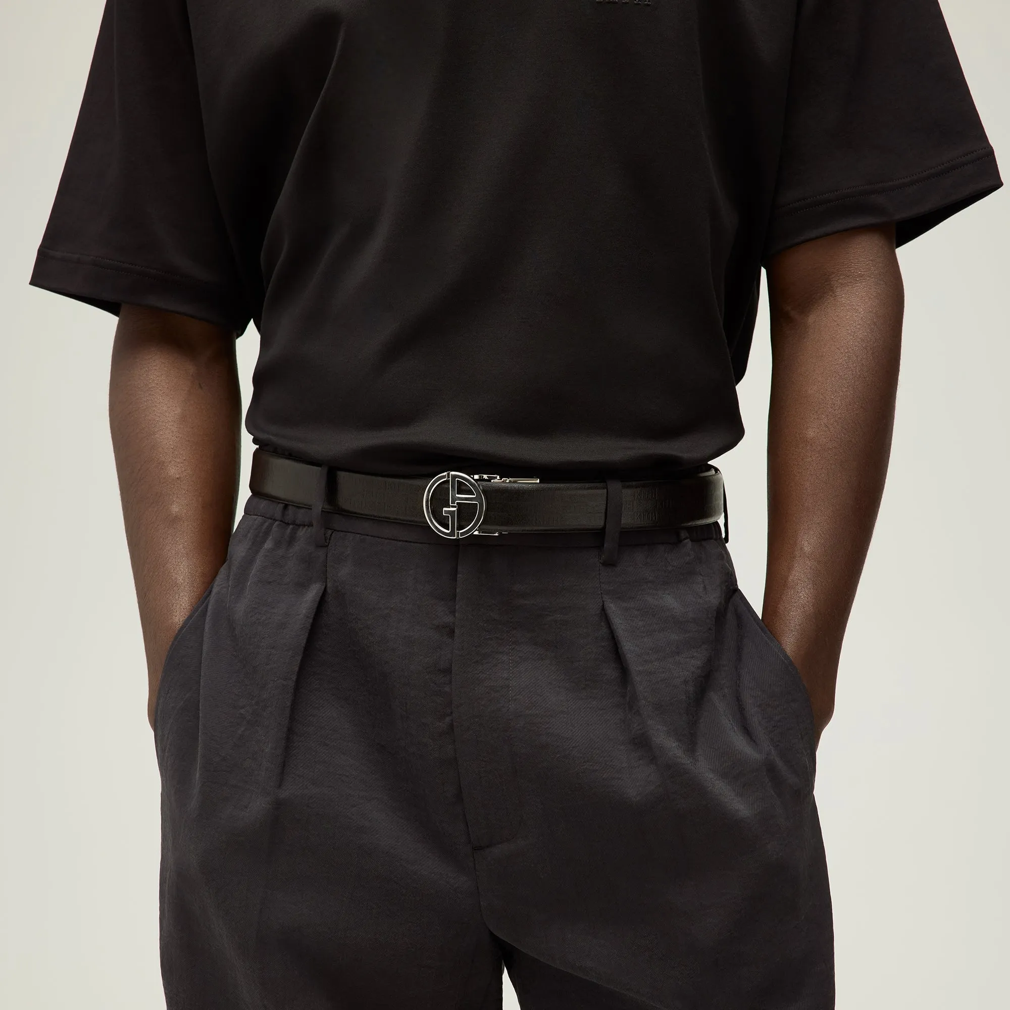 Giorgio Armani & Kith Reversible Leather Belt - Black sold by Kith product image thumbnail 2