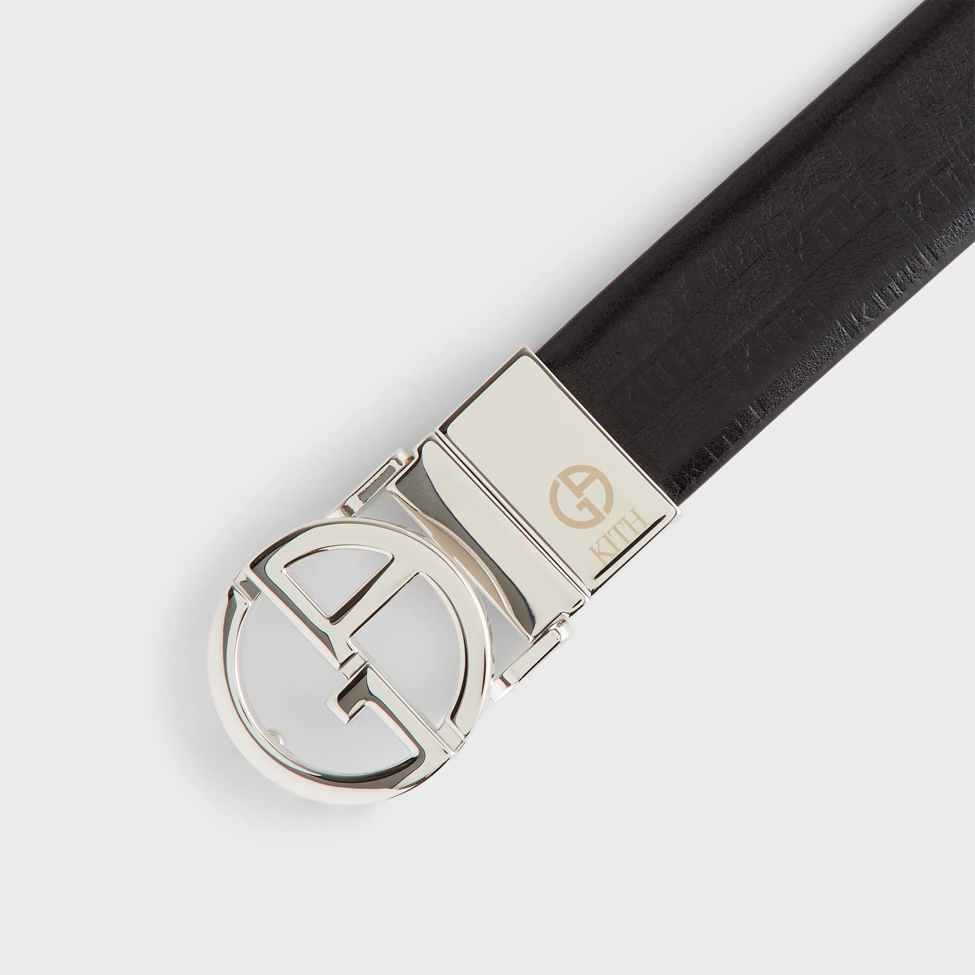 Giorgio Armani & Kith Reversible Leather Belt - Black sold by Kith product image thumbnail 4