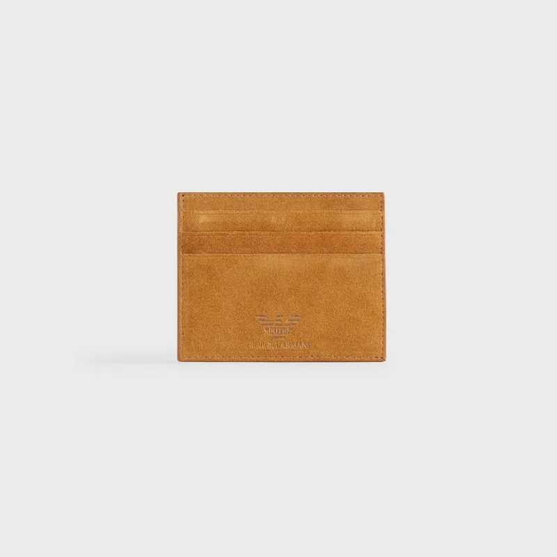 Giorgio Armani & Kith Suede Card Holder - Tan sold by Kith