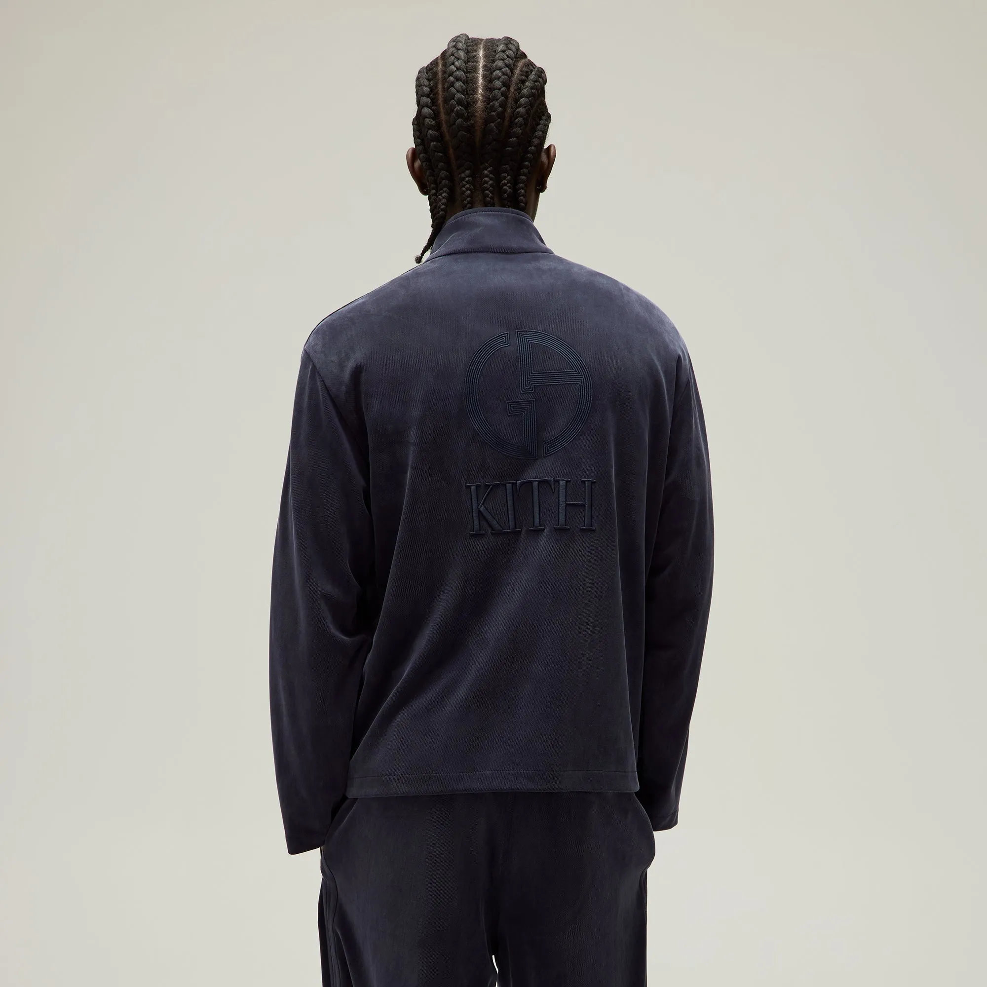 Giorgio Armani & Kith Ali Track Jacket - Nocturnal sold by Kith product image thumbnail 3
