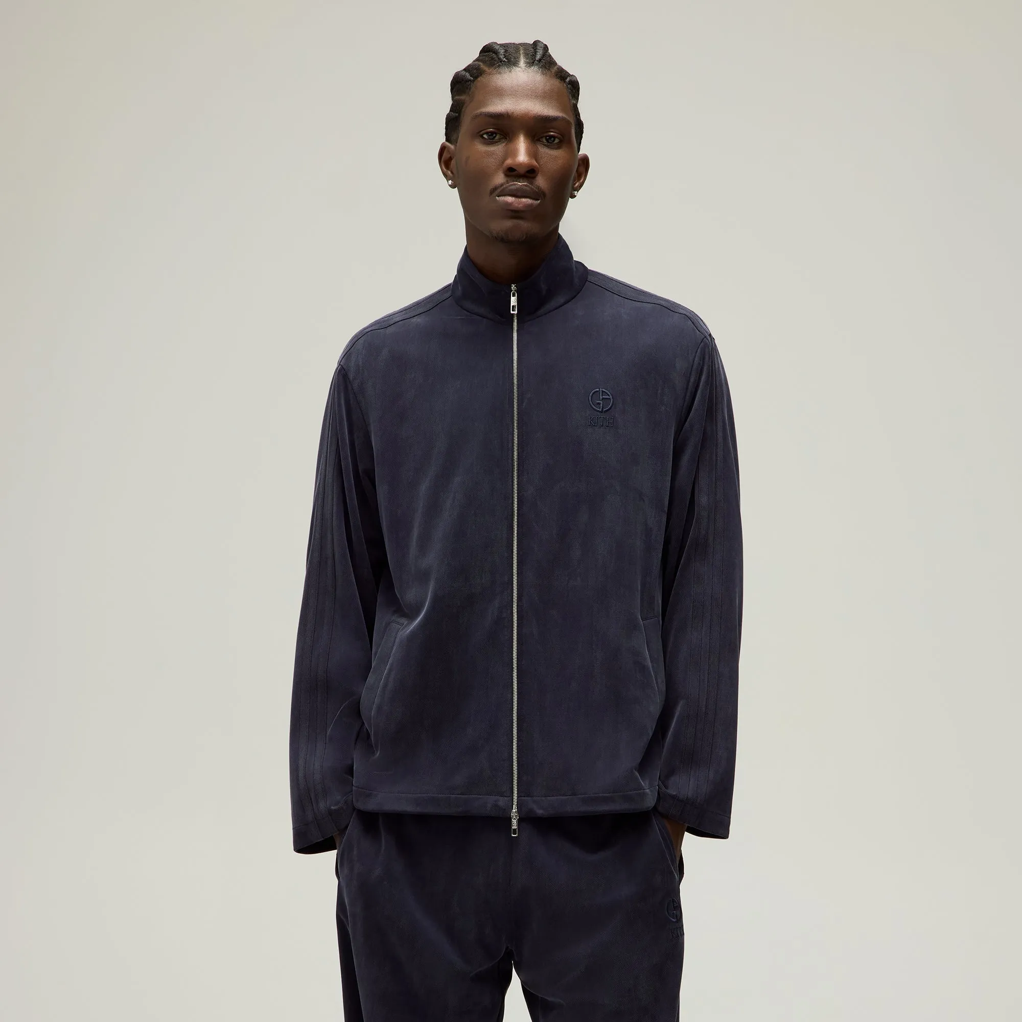 Giorgio Armani & Kith Ali Track Jacket - Nocturnal sold by Kith product image thumbnail 2