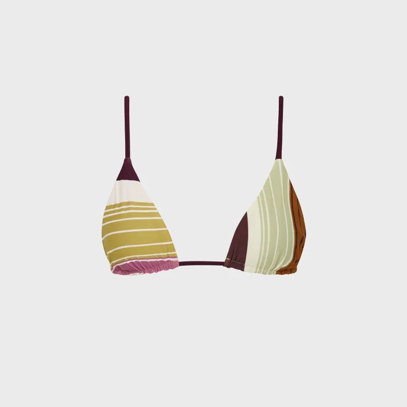 SIR Fontana String Triangle Top - Elisa Print sold by Kith