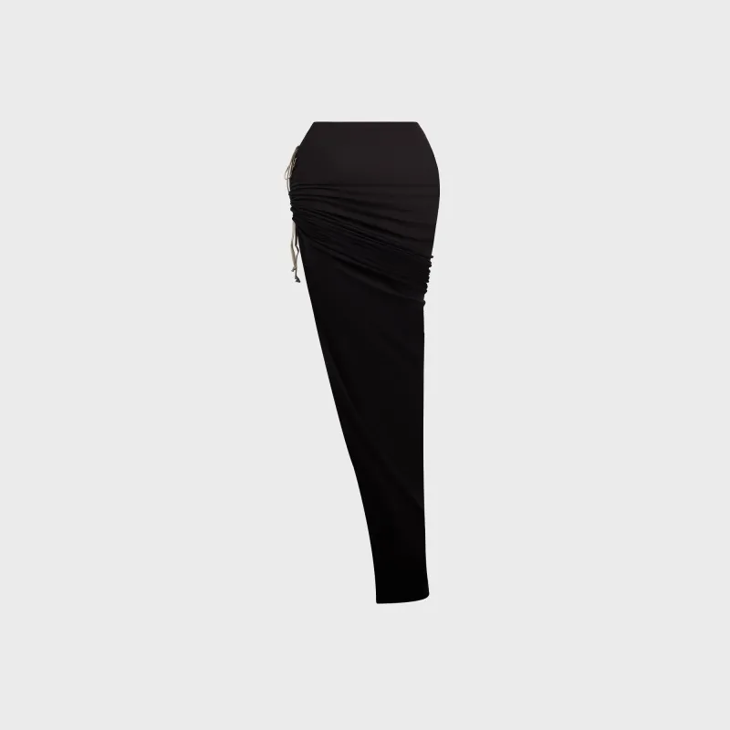 Rick Owens Edfu Skirt - Black made by Kith