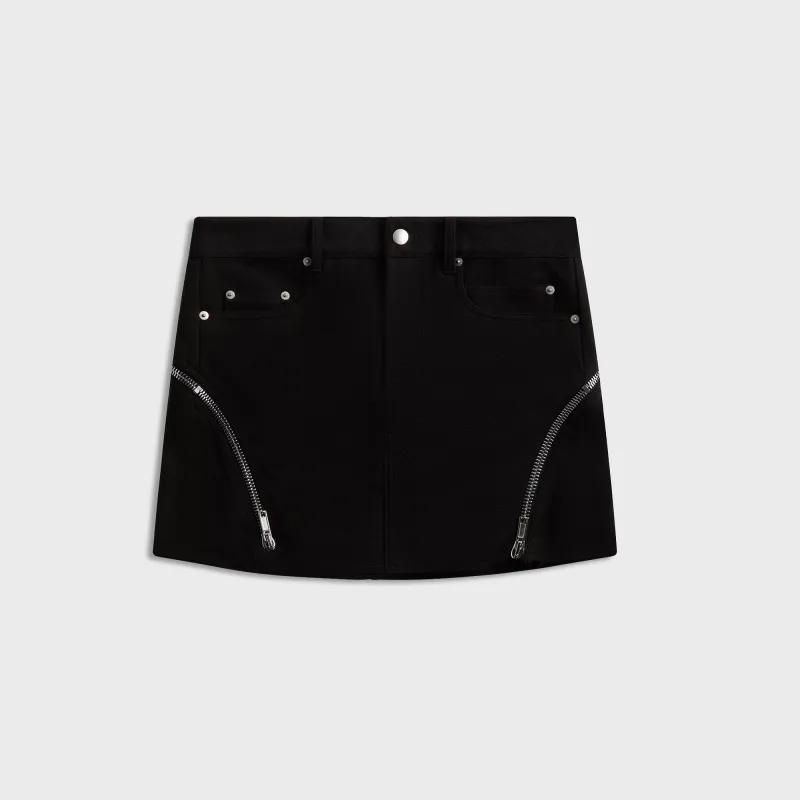Rick Owens Bolan Mini Skirt - Black sold by Kith