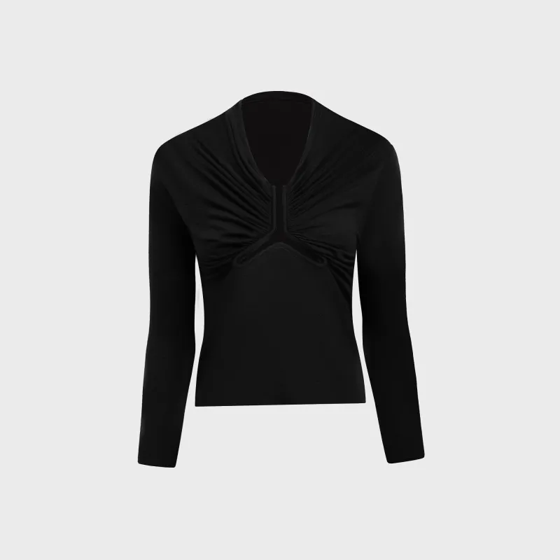 Rick Owens Allanah Tee - Black sold by Kith