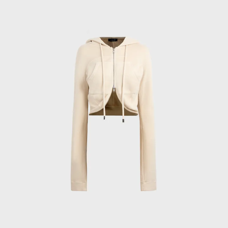 R13 Wrap Around Hoodie - Natural sold by Kith