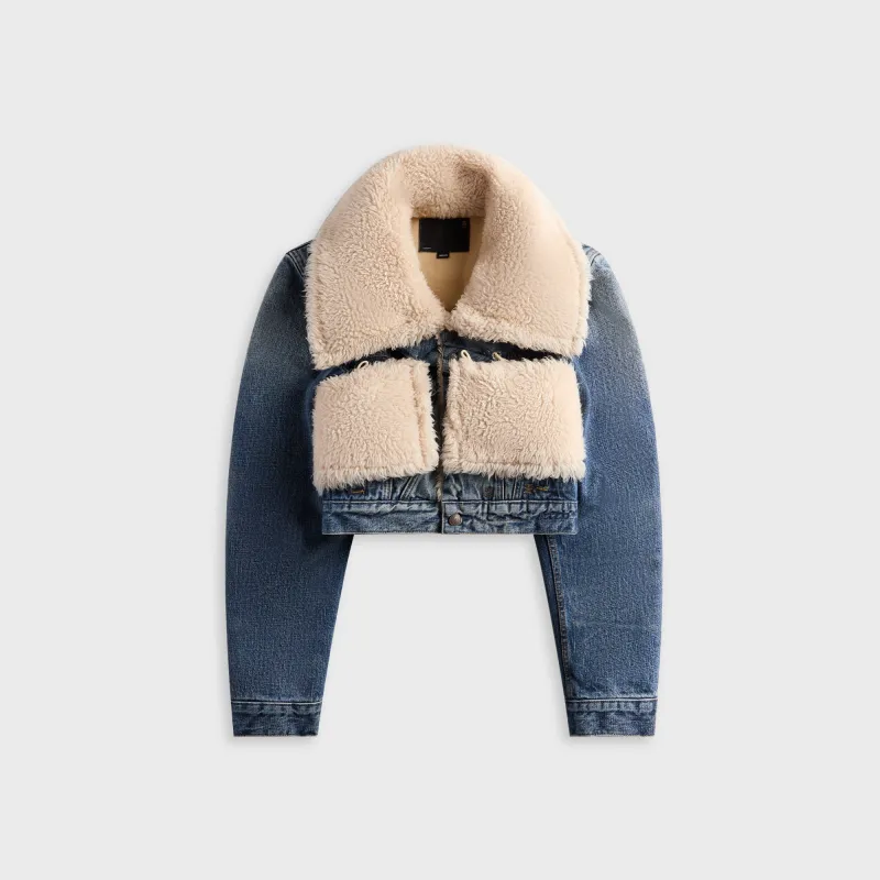 R13 Double Collar Jacket - Leo Blue sold by Kith