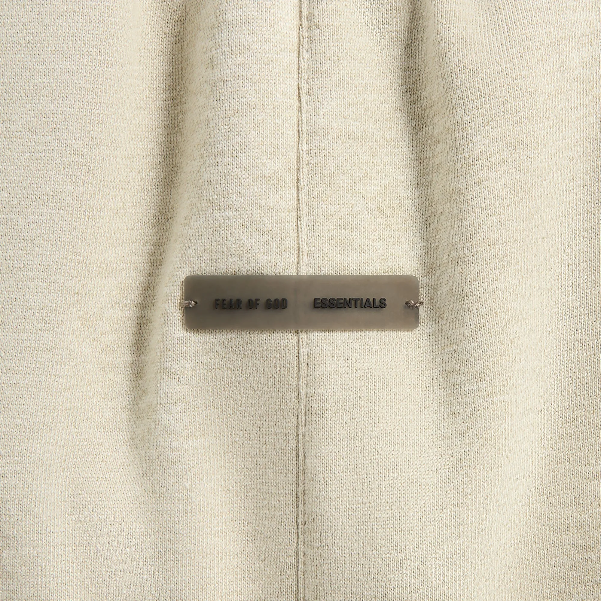 Essentials Relaxed Fleece Sweatpant With Piping - Heather Stone / Cloud White sold by Kith product image thumbnail 3