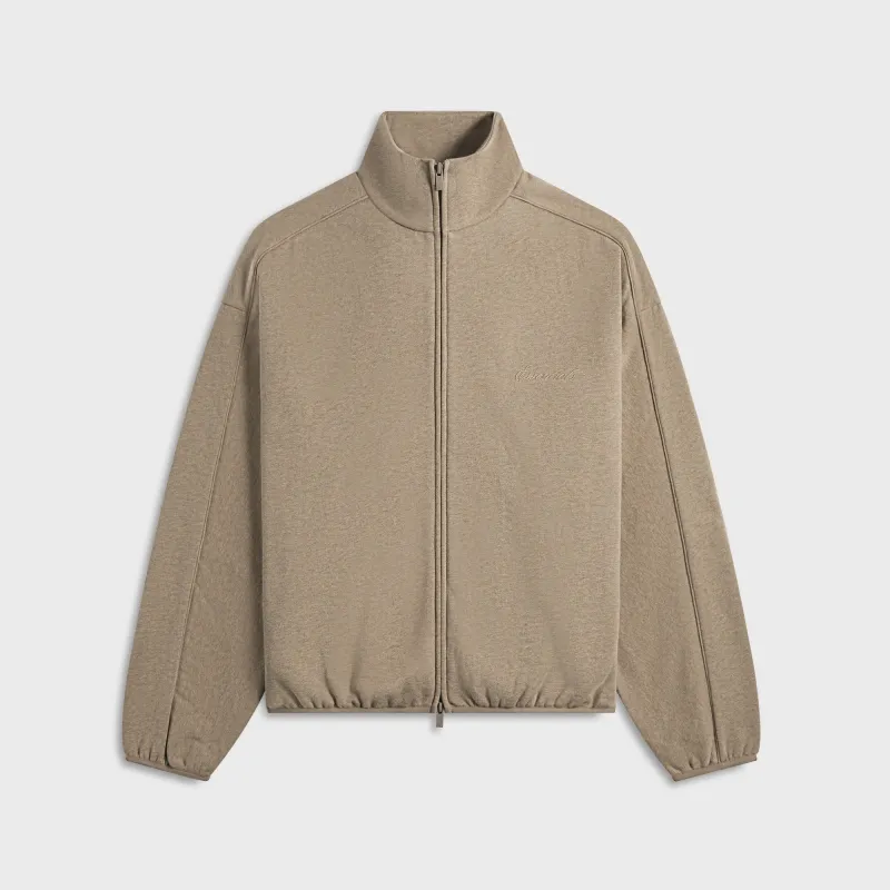 Essentials Modern Fit Fleece Track Jacket - Homestead Heather sold by Kith