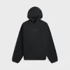 Essentials Modern Fit Fleece Hoodie - Jet Black sold by Kith