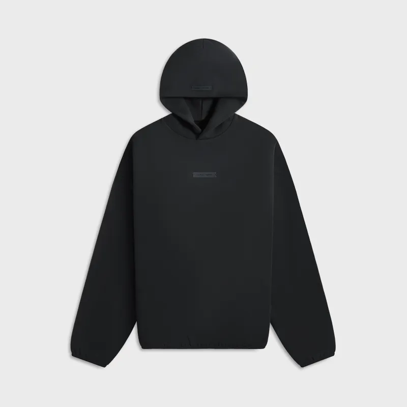 Essentials Modern Fit Fleece Hoodie - Jet Black sold by Kith
