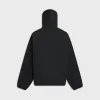 Essentials Modern Fit Fleece Hoodie - Jet Black sold by Kith