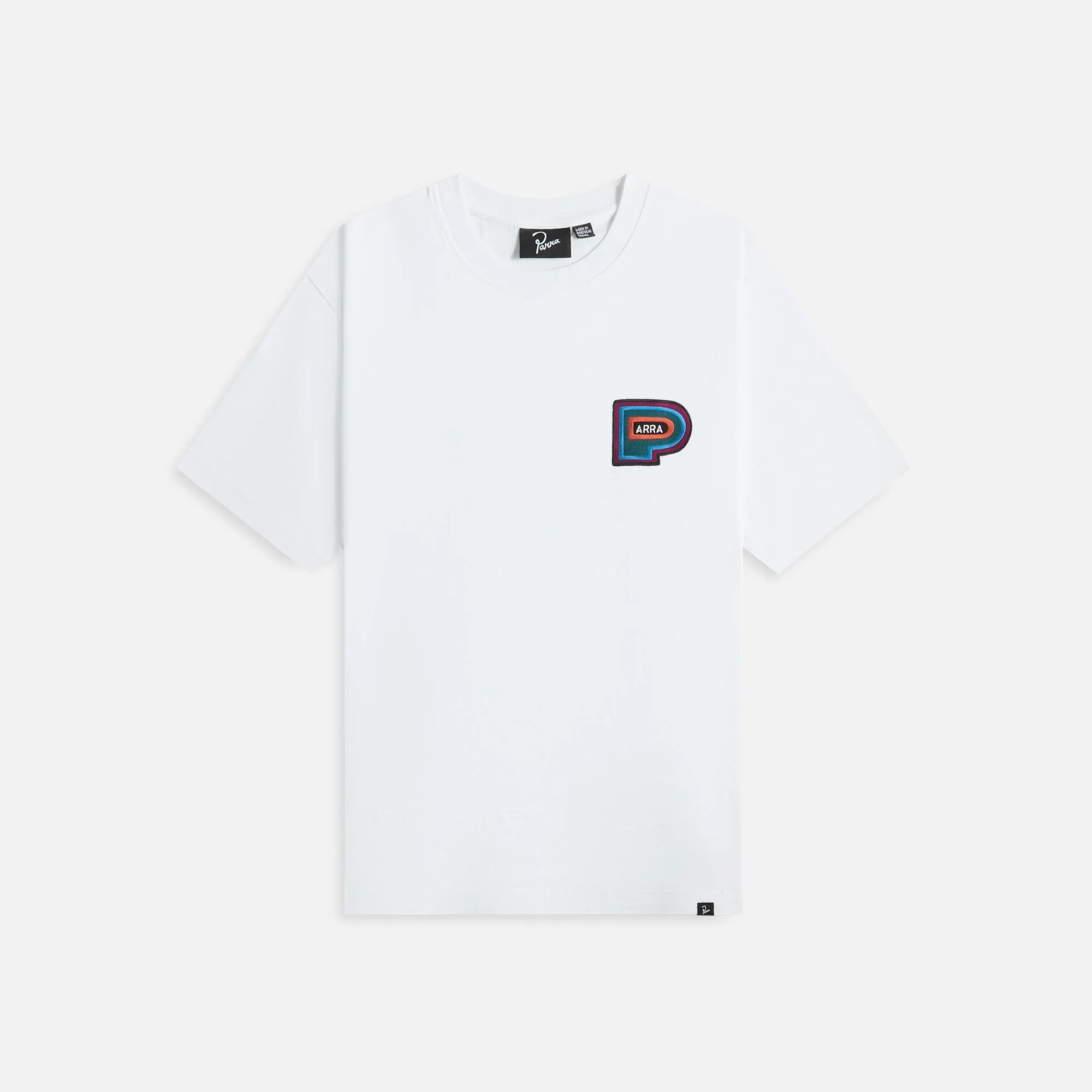 by Parra Repeat Pea Tee - White sold by Kith