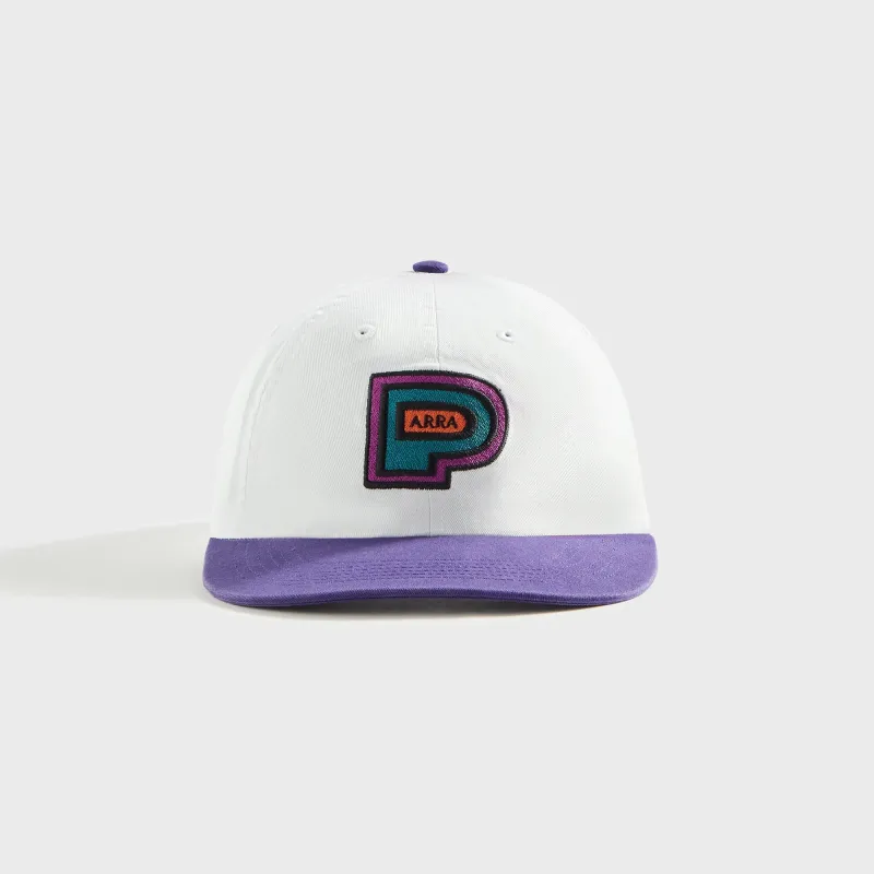 by Parra Repeat Pea 6 Panel Cap - Purple made by by Parra