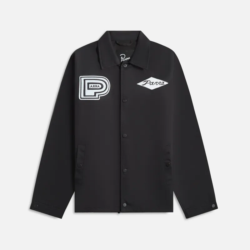 by Parra Midnight Surprise Coach Jacket - Black sold by Kith