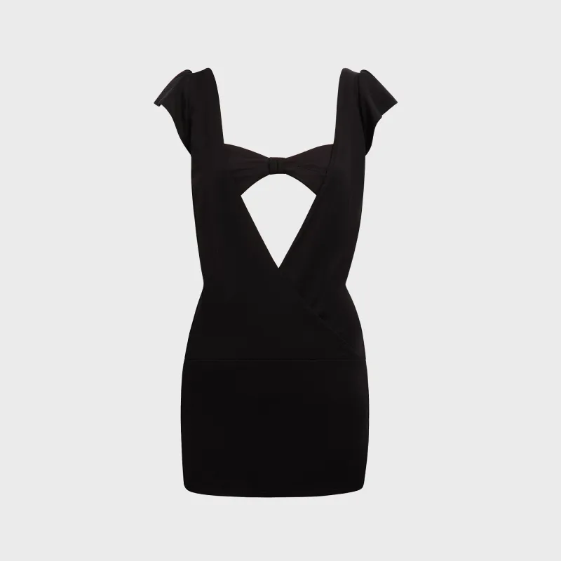 Buci Hibiscus Dress - Black sold by Kith