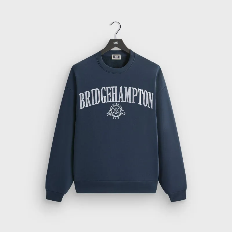 Kith Bridgehampton Nelson Crewneck - Nocturnal sold by Kith
