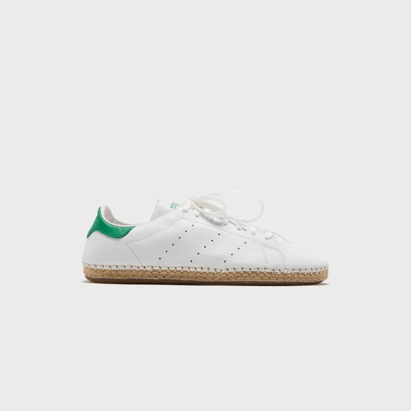 adidas x CLOT Stan Smith Espadrille - Cloud White / Green sold by Kith