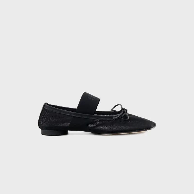 MM6 Maison Margiela WMNS Anatomic Numeric Ballerina - Black sold by Kith