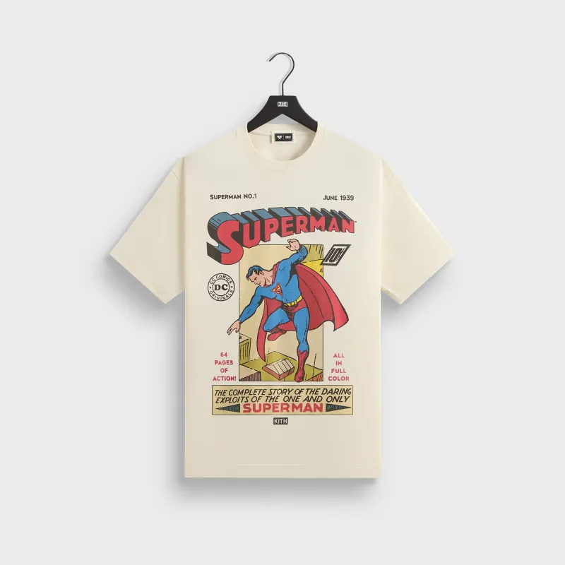 Superman | Kith No. 1 Vintage Tee - Sandrift sold by Kith