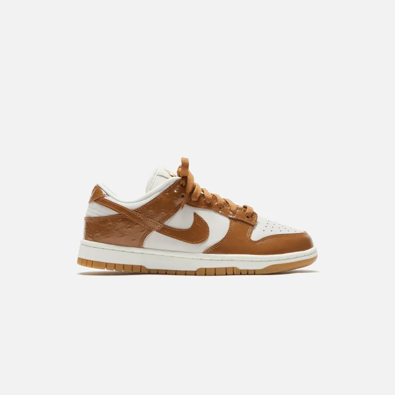 Nike WMNS Dunk Low LX - Phantom / Ale Brown / Sail / Metallic Gold sold by Kith