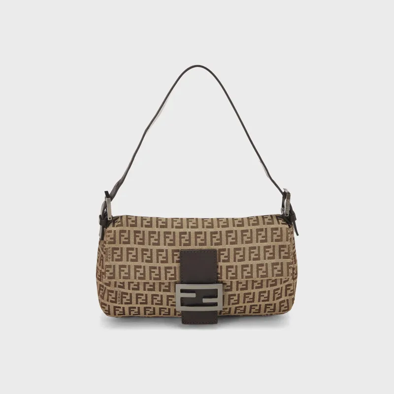 WGACA Fendi Zucchino Baguette - Brown sold by Kith