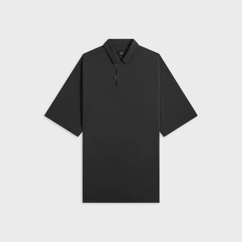 Teatora Doctoroid Capsulesnap Polo Shirt - Black sold by Kith