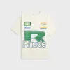 Rhude Roadway Racing Tee - Vintage White sold by Kith
