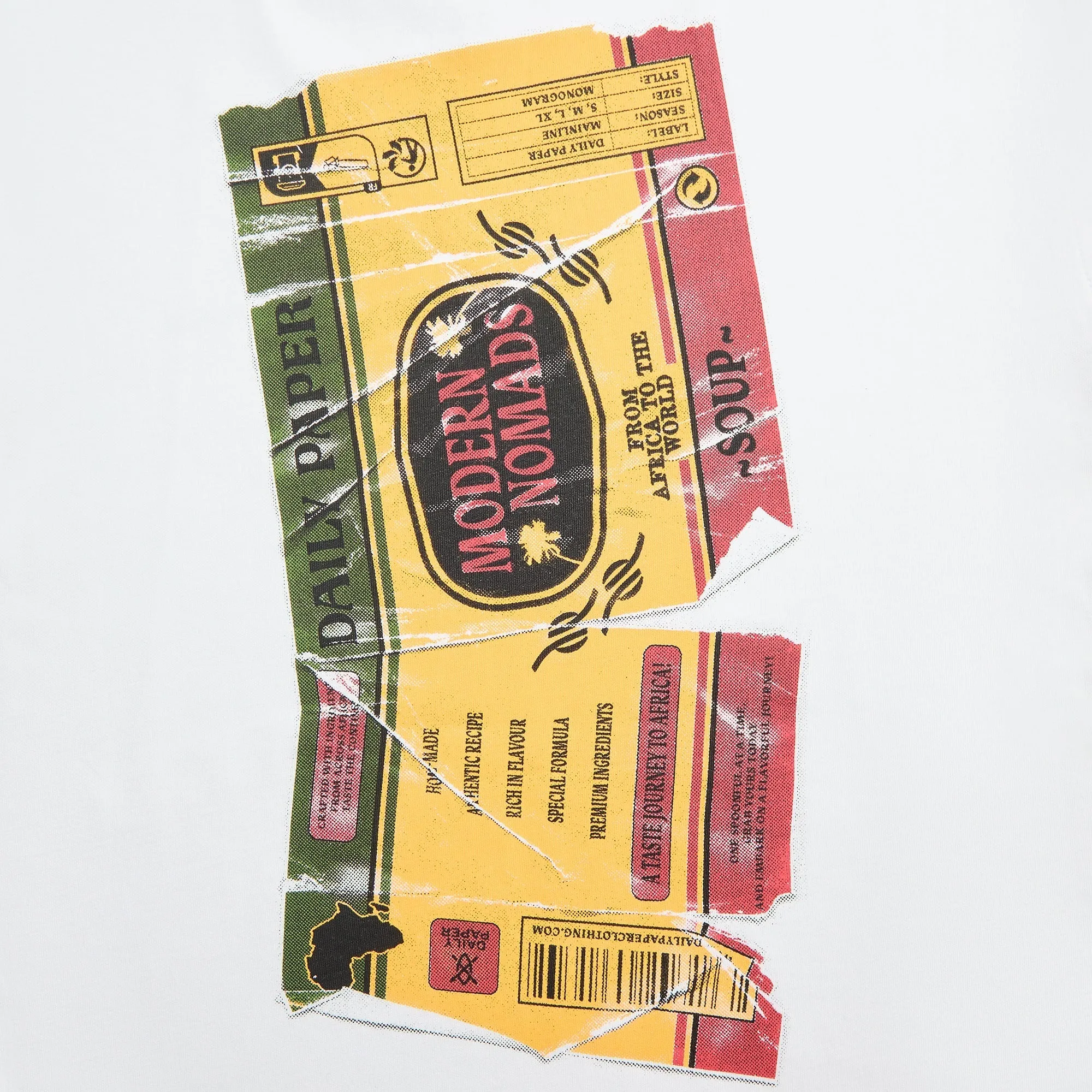 Daily Paper Wrapper Tee - White sold by Kith product image thumbnail 3