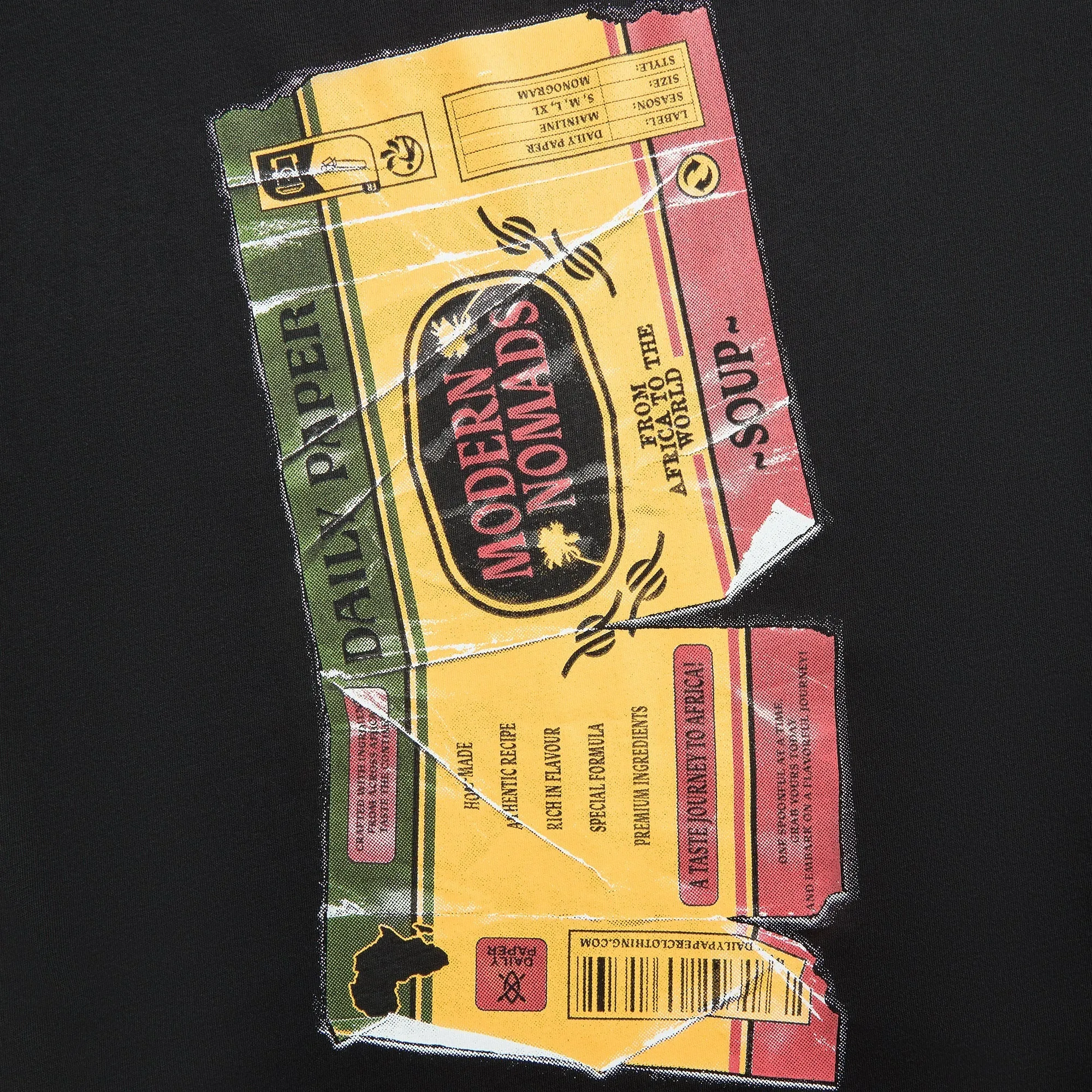 Daily Paper Wrapper Tee - Black sold by Kith product image thumbnail 3