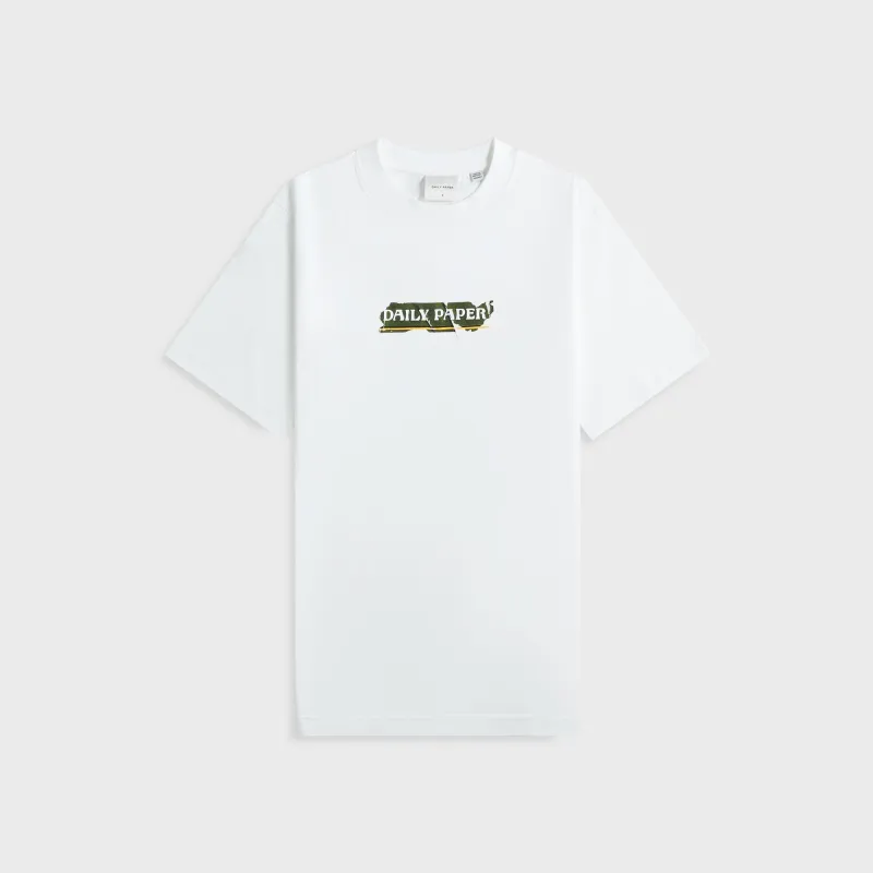 Daily Paper Sticker Tee - White sold by Kith