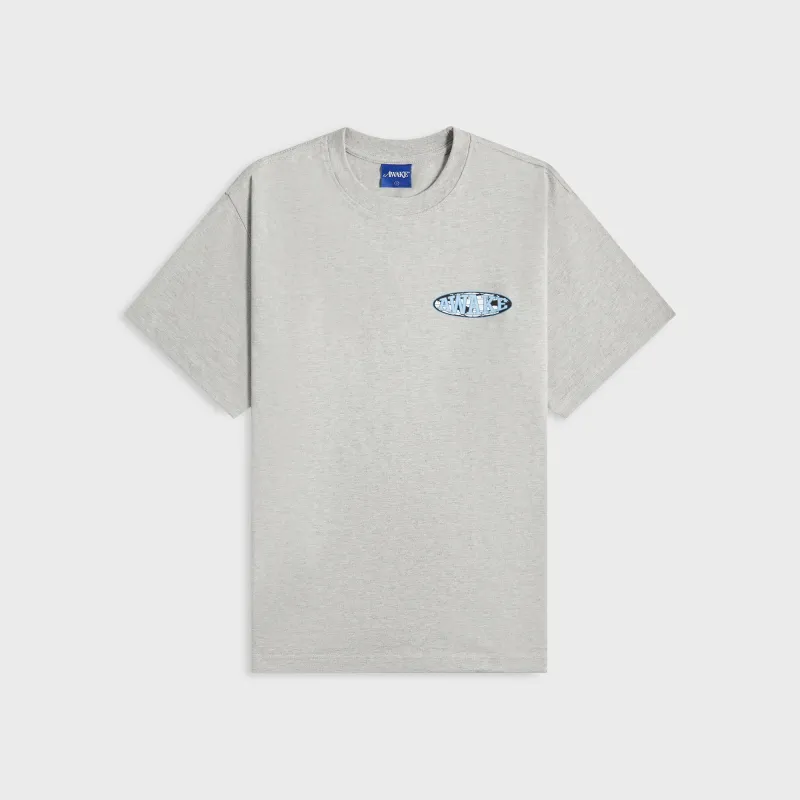 Awake NY Les Everyday Tee - Heather Grey sold by Kith