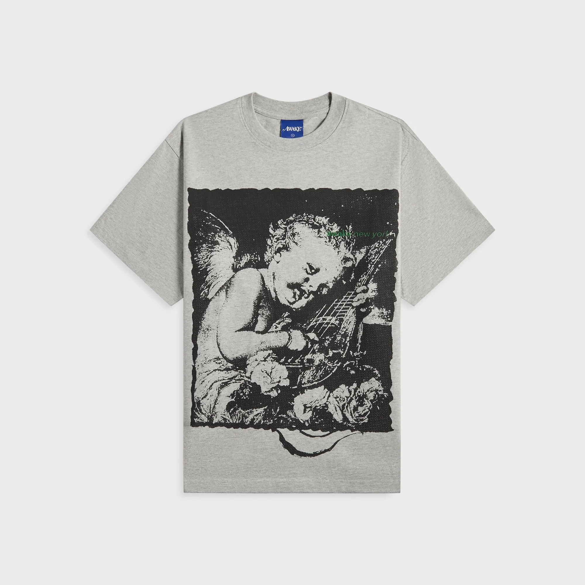 Awake NY Cherub Cities Tee - Heather Grey sold by Kith