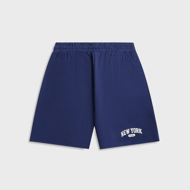 Awake NY Archway Basketball Shorts - Navy sold by Kith