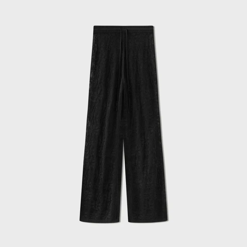 Asta Resort Delilah Crochet Pant - Black sold by Kith