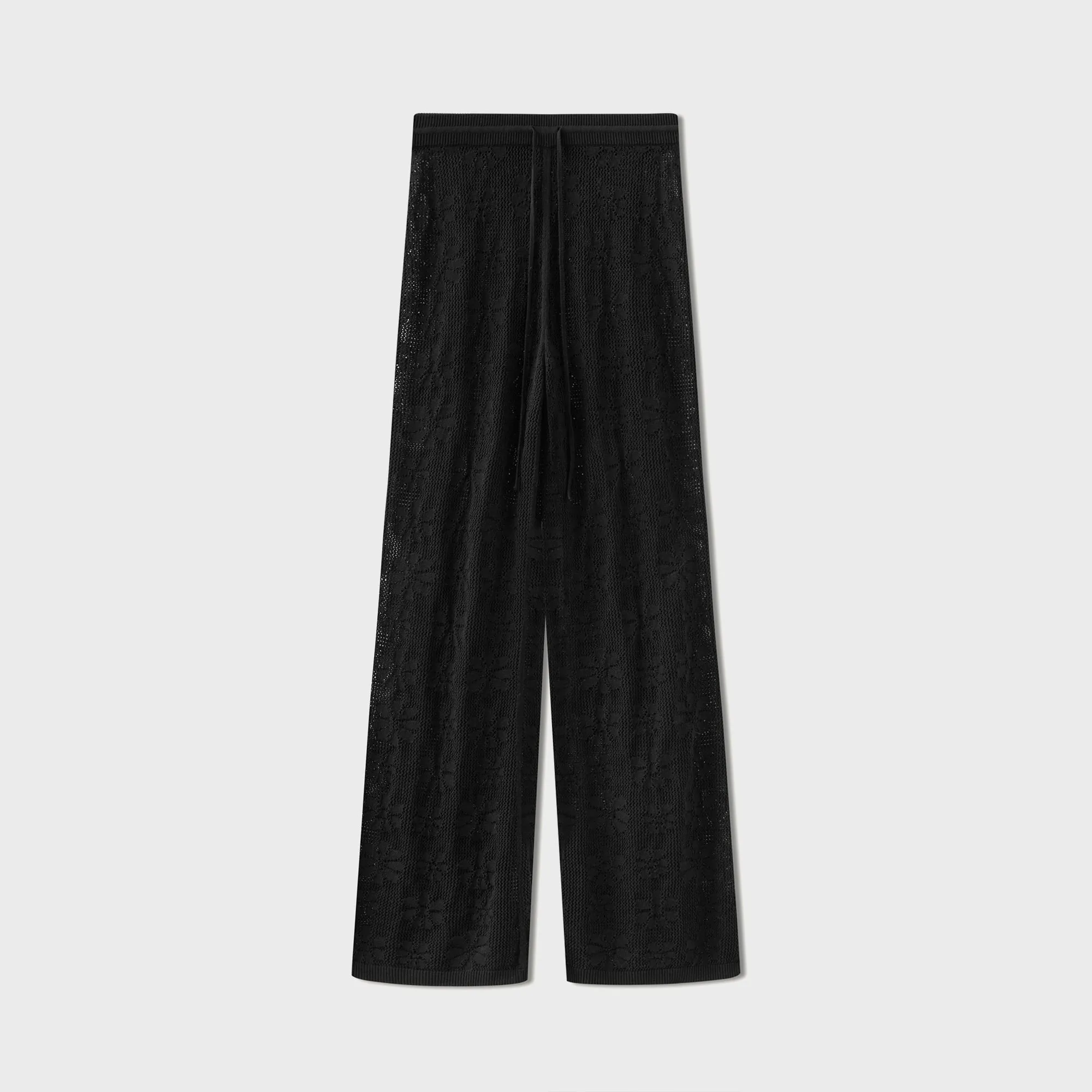 Asta Resort Delilah Crochet Pant - Black sold by Kith