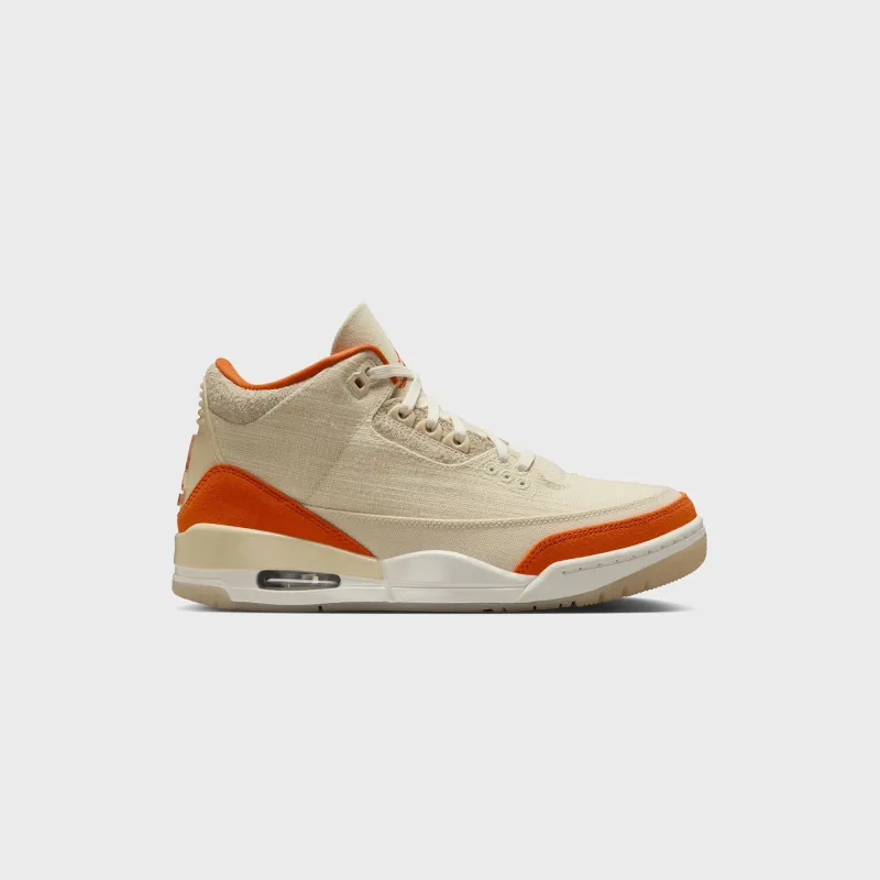 Jordan WMNS Air Jordan 3 - Fossil / Starfish / Sail sold by Kith
