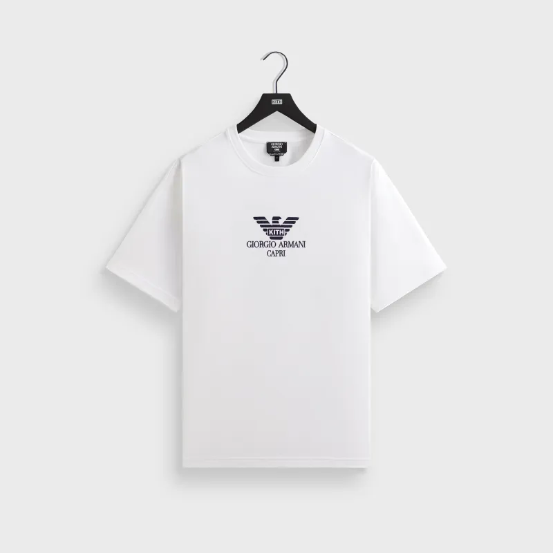 Giorgio Armani & Kith Capri Tee - White sold by Kith