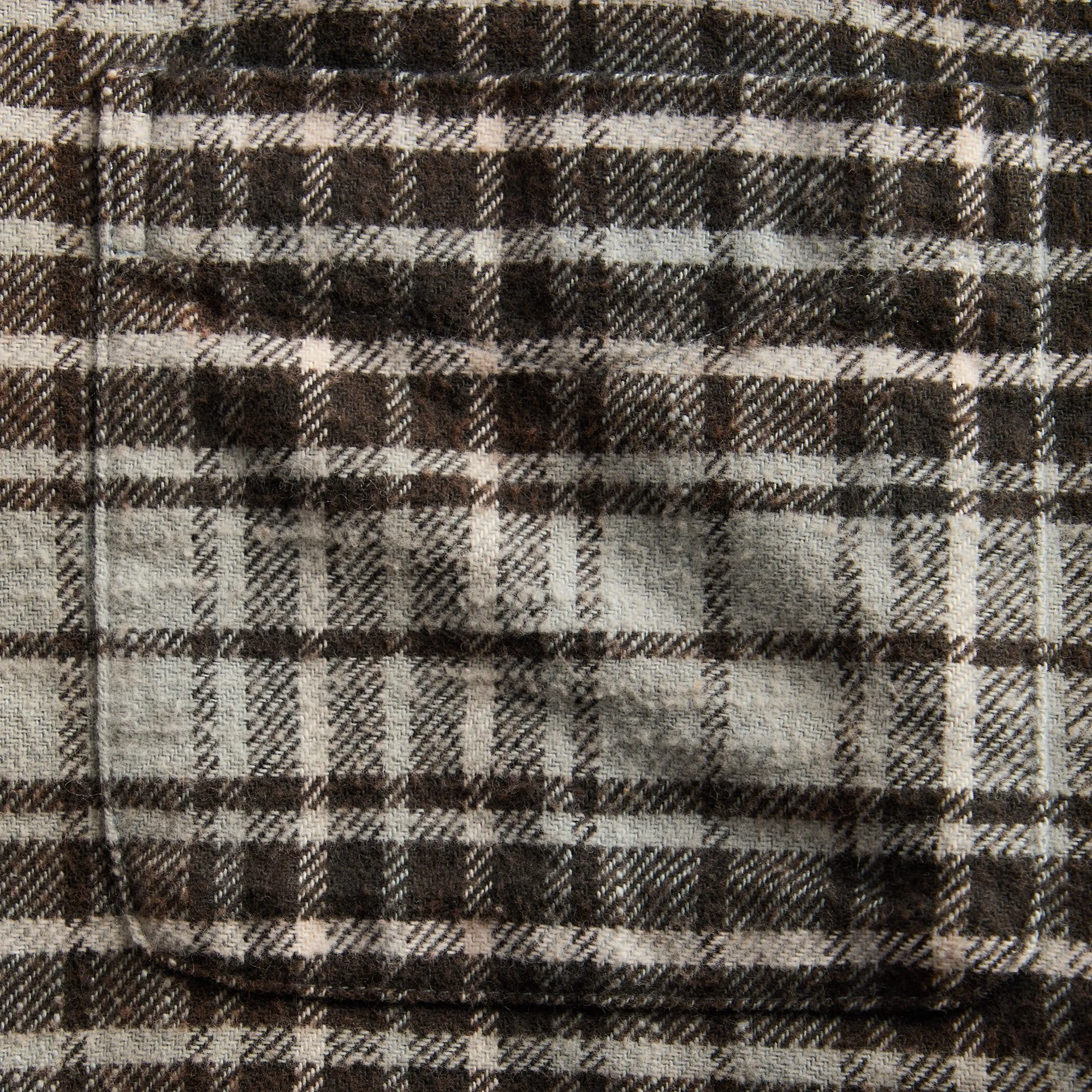 R13 Shredded Seam Drop - Blue Plaid sold by Kith product image thumbnail 3