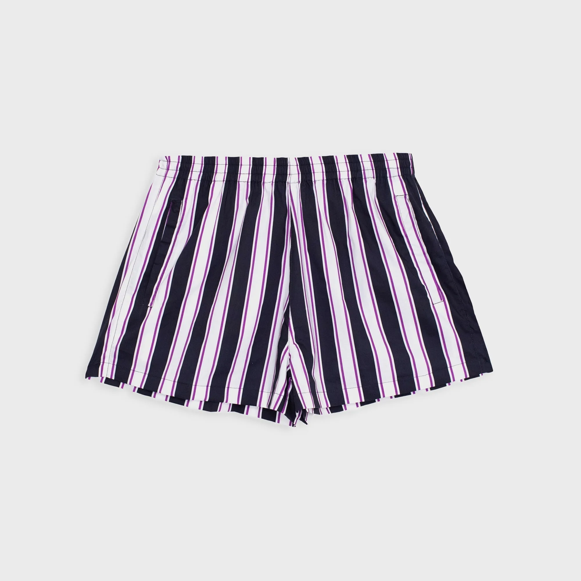 Mikoh Alki High Waisted Poplin Shorts - Cabana Stripe sold by Kith