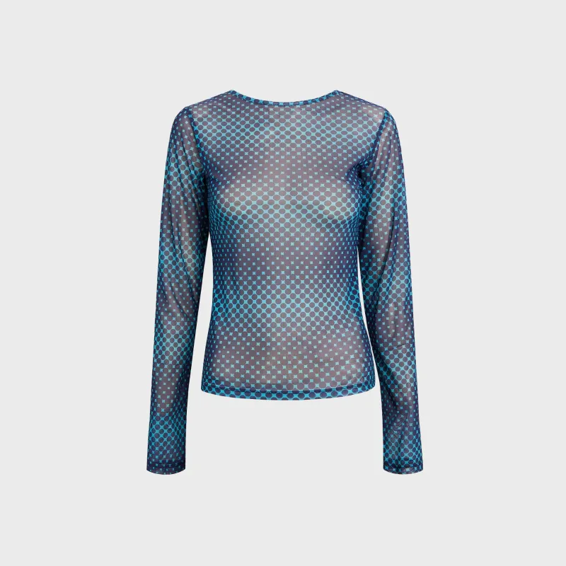 Miaou Long Sleeve Tee - Warp sold by Kith