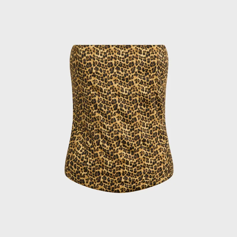 Miaou Libra Corset - Leopard sold by Kith