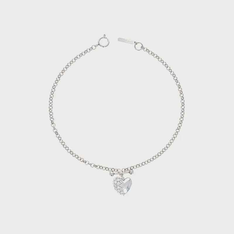 Justine Clenquet Siam Necklace - Palladium sold by Kith