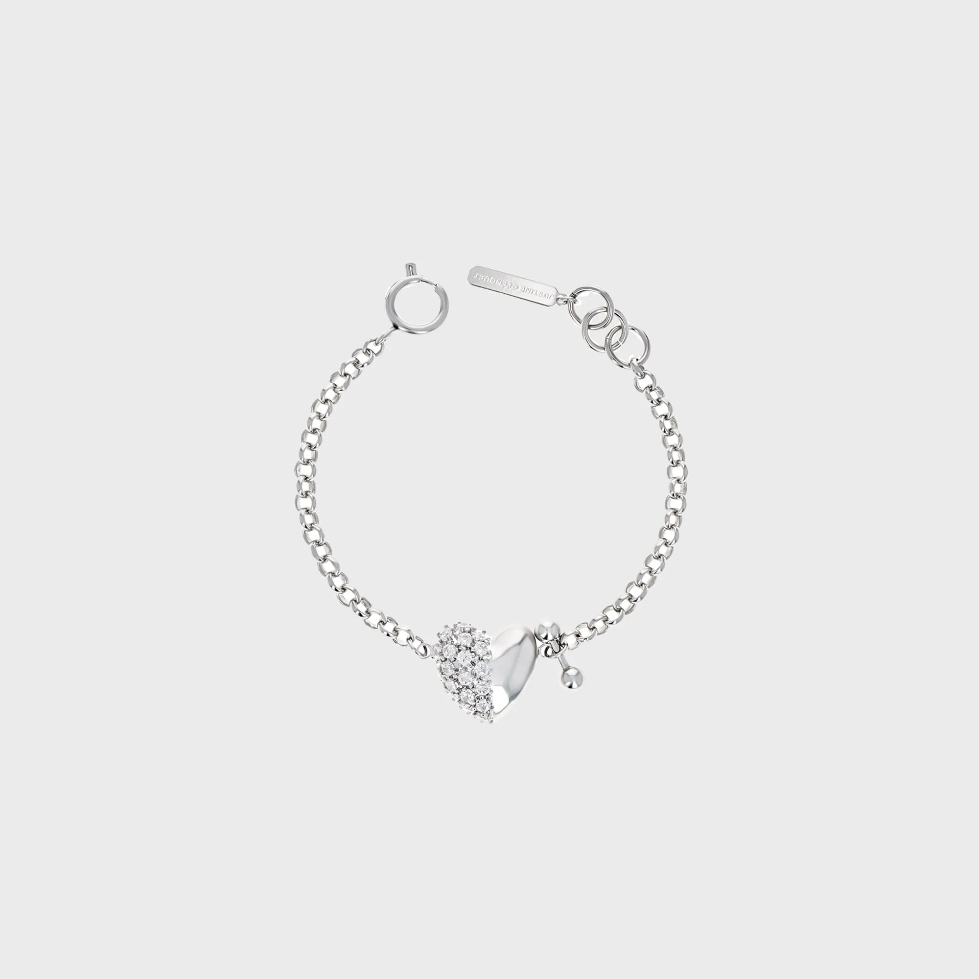 Justine Clenquet Siam Bracelet - Palladium sold by Kith