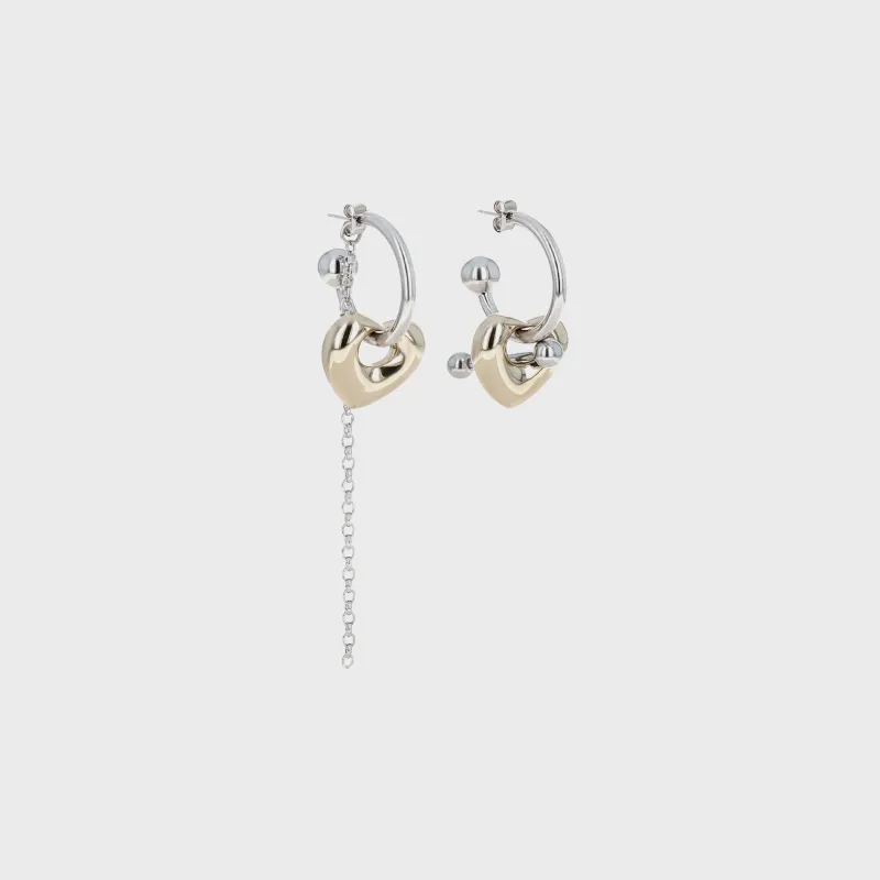 Justine Clenquet Liu Earring - Palladium sold by Kith