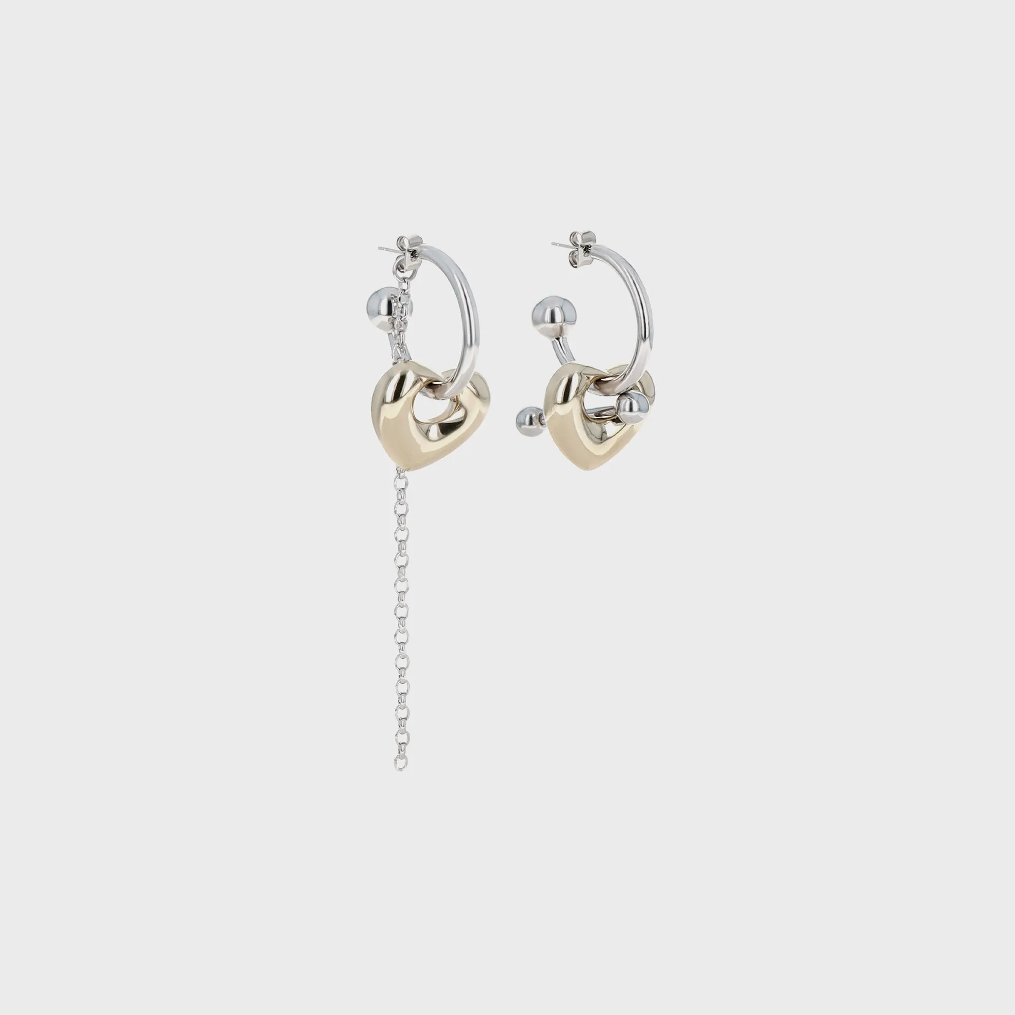 Justine Clenquet Liu Earring - Palladium sold by Kith